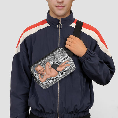 Does This Pack Make Me Look Retired? - Personalized Photo Waist Pack