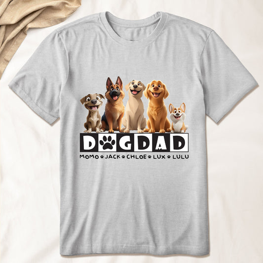 Father's Day Gifts, Dog Dad - Personalized Shirt