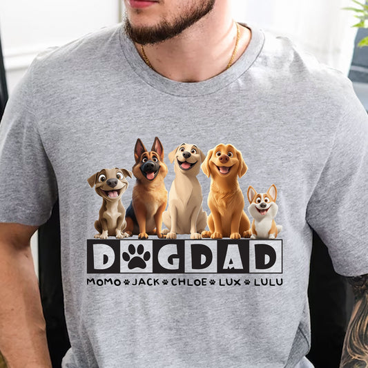 Father's Day Gifts, Dog Dad - Personalized Shirt