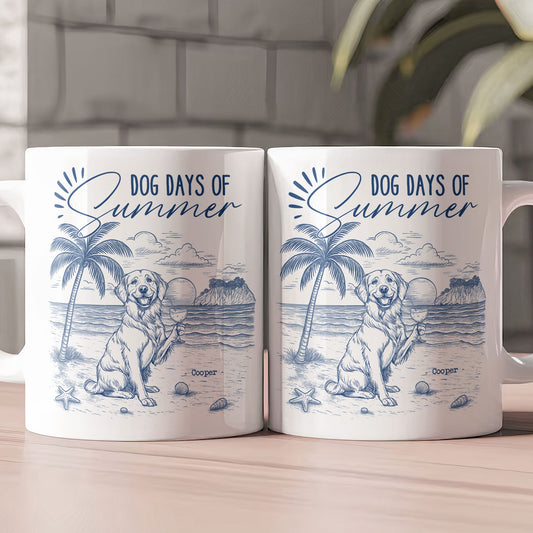 Dog Days Of Summer - Personalized Mug