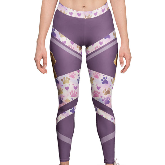 Dog Peeking - Personalized Leggings
