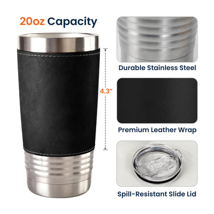 Father's Day Gifts, Dope Black Dad Fist Bump New Version Gift For Dad, Husband - Personalized 20oz Tumbler