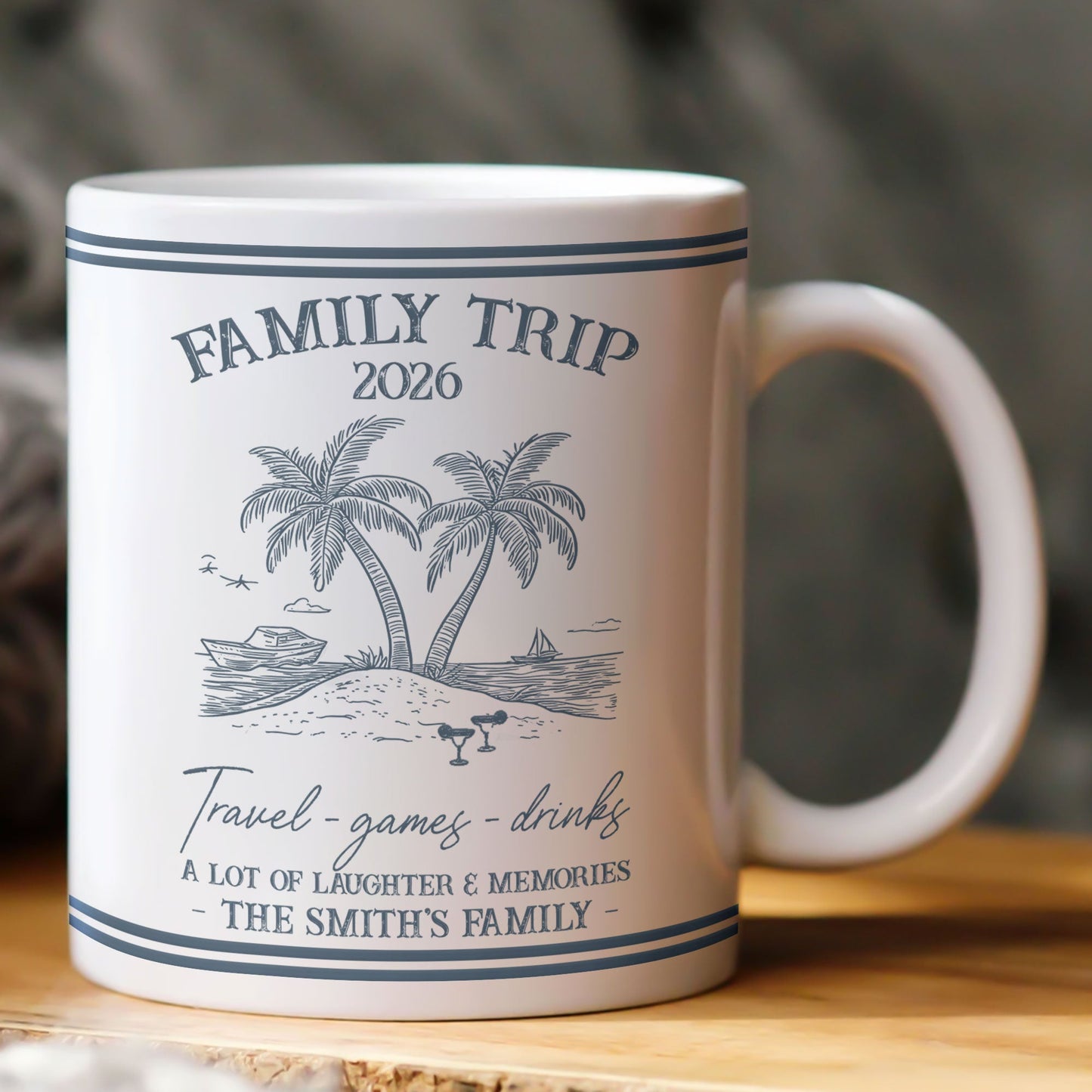 Family Trip Summer Time - Personalized Mug