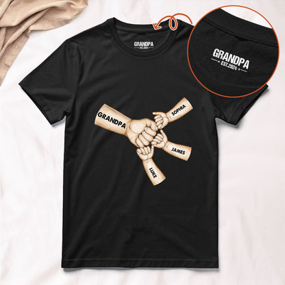 Fist Bump Papa Est - Personalized Shirt