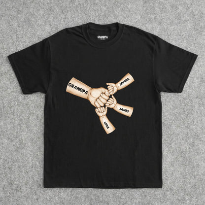 Fist Bump Papa Est - Personalized Shirt