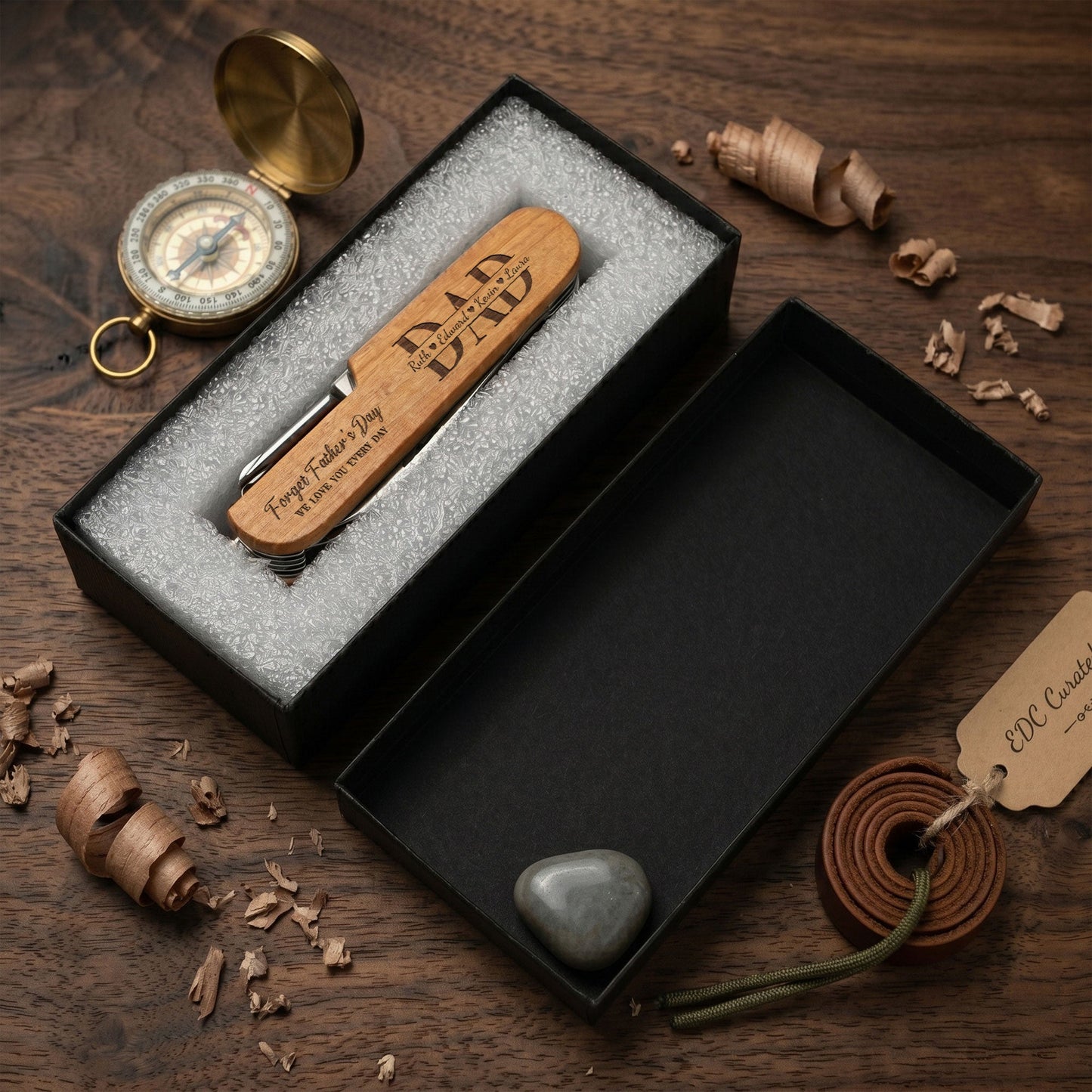 Father's Day Gifts, Forget Father's Day, We Love You Everyday - Personalized Multi Tool Knife