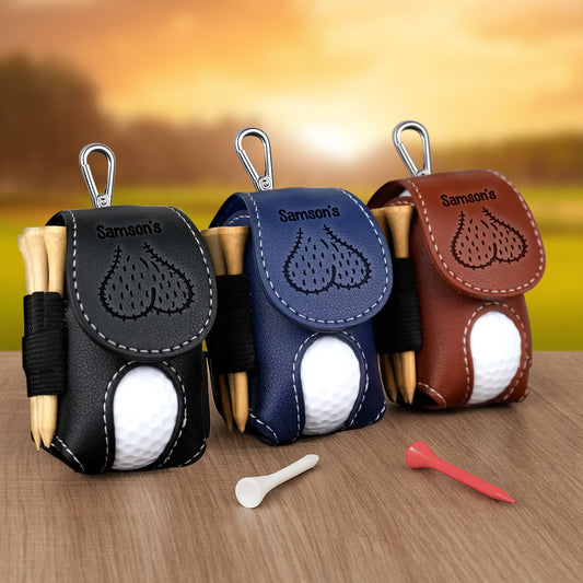 Funny Golf Ball Bag For Golfers - Personalized Golf Ball Holder