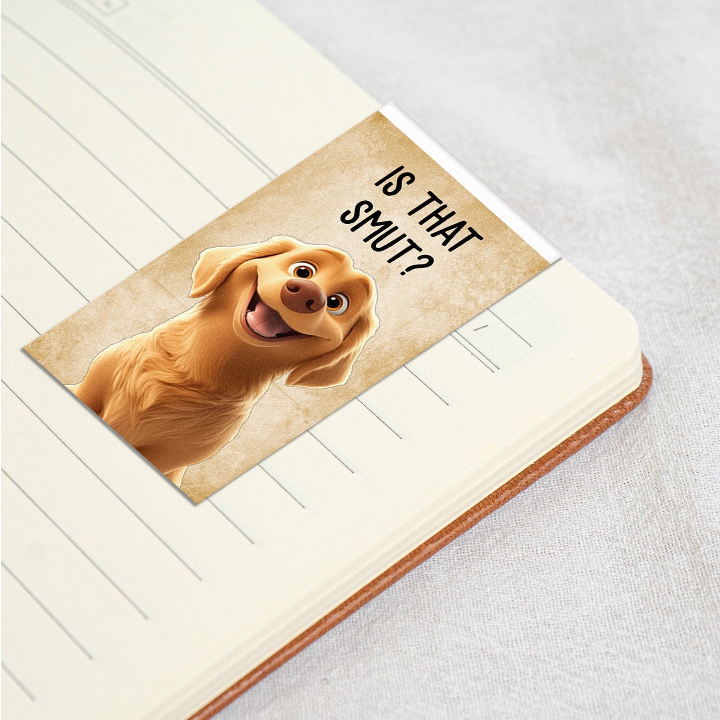 Funny Pet For Book Lovers - Personalized Magnetic Bookmark
