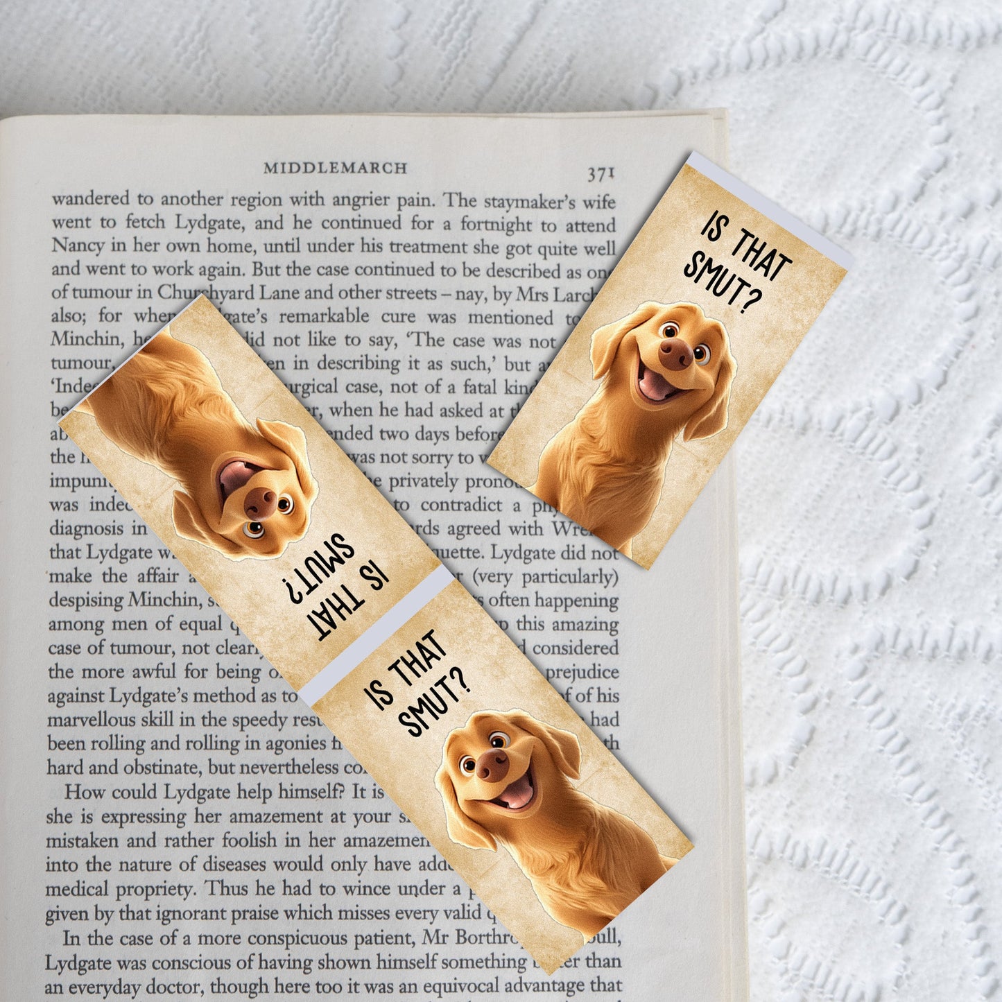 Funny Pet For Book Lovers - Personalized Magnetic Bookmark