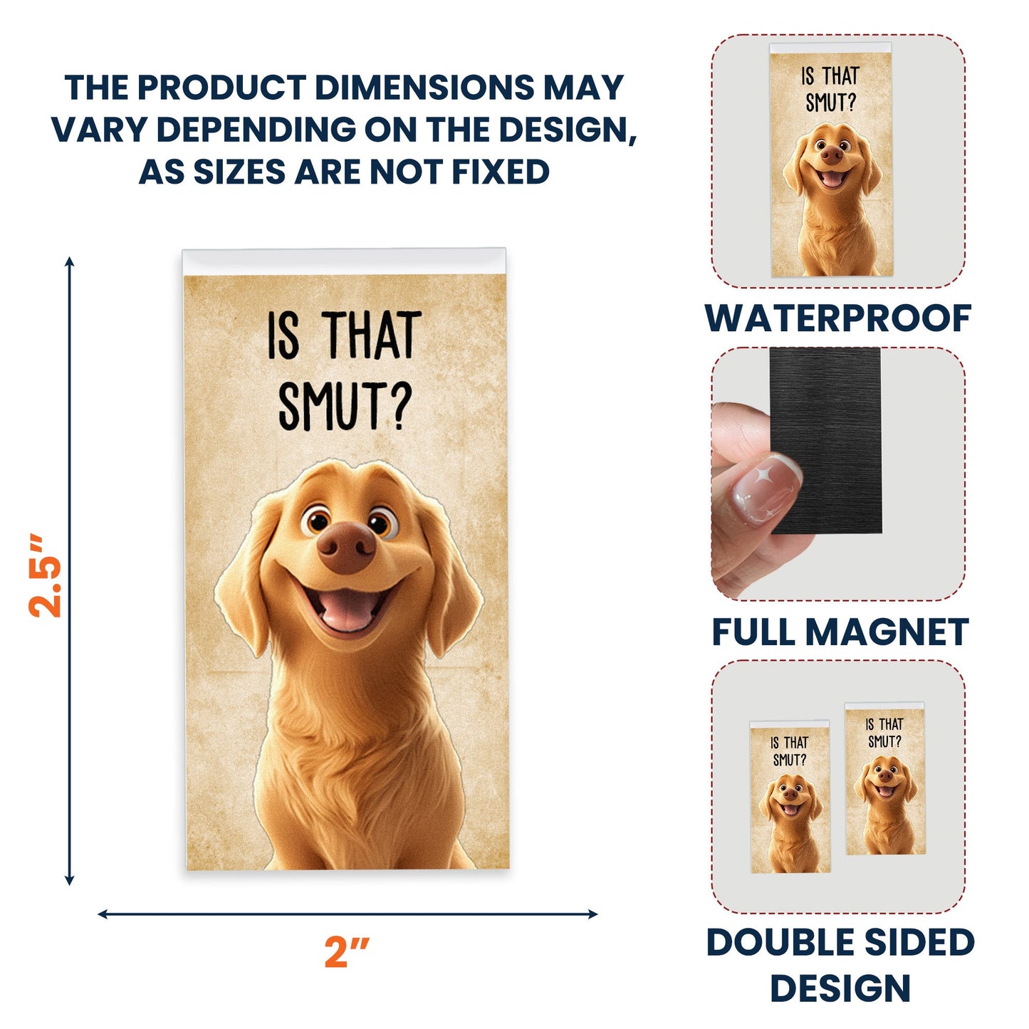Funny Pet For Book Lovers - Personalized Magnetic Bookmark