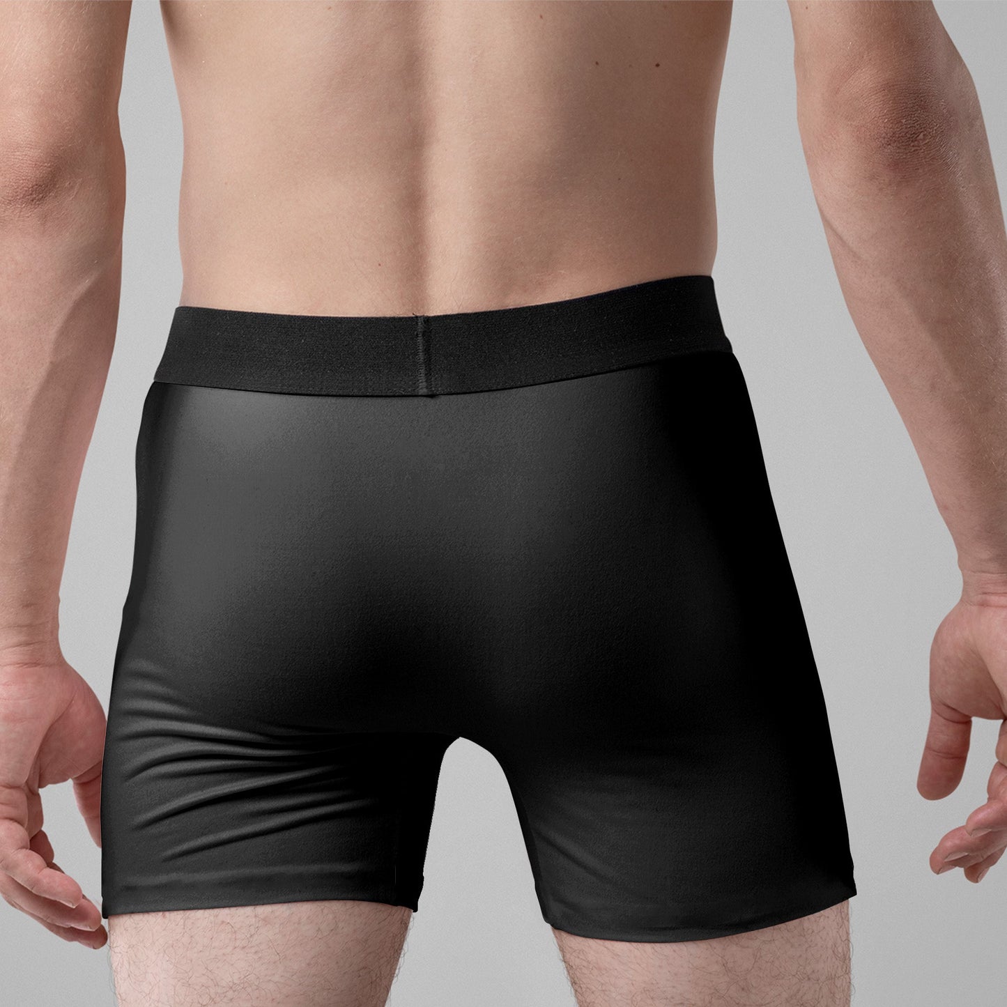 Funny Spicy Gifts For Him, Hot Genie - Personalized Photo Men's Boxer Briefs