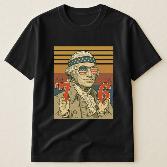 Funny America 6-7 7-6 George Washington, For History Teacher, Student - Personalized Shirt