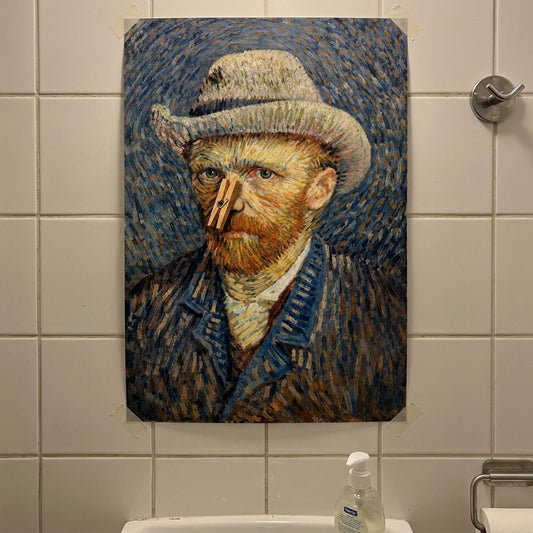 Funny Bathroom Wall Art Toilet Humour Gifts For Friends, Her, Him, Coworker - Personalized Poster