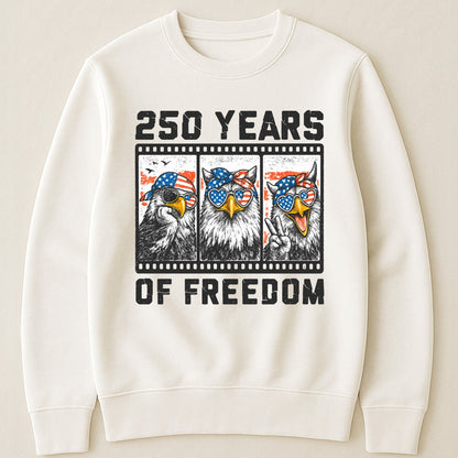 Funny Eagel 250 Years Happy -  Shirt