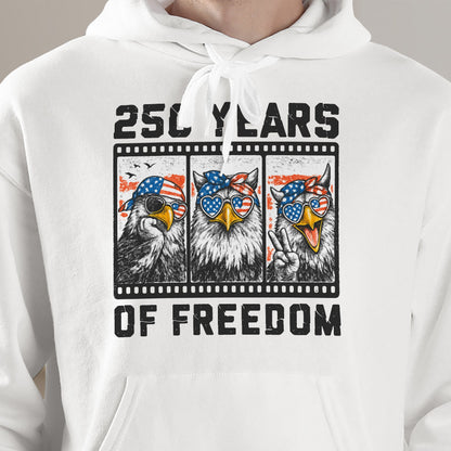 Funny Eagel 250 Years Happy -  Shirt