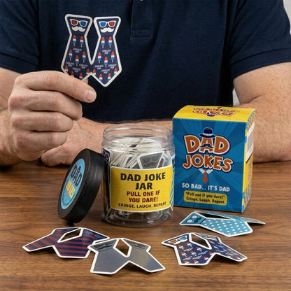 Father's Day Gifts, Funny Father's Day Gifts From Kids, Wife - Dad Jokes - Dad Joke Jar