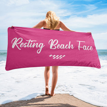 Funny & Naughty For Friends, Family For Vacation - Personalized Beach Towel