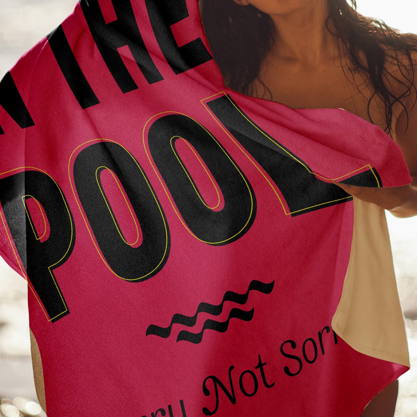 Funny & Naughty For Friends, Family For Vacation - Personalized Beach Towel