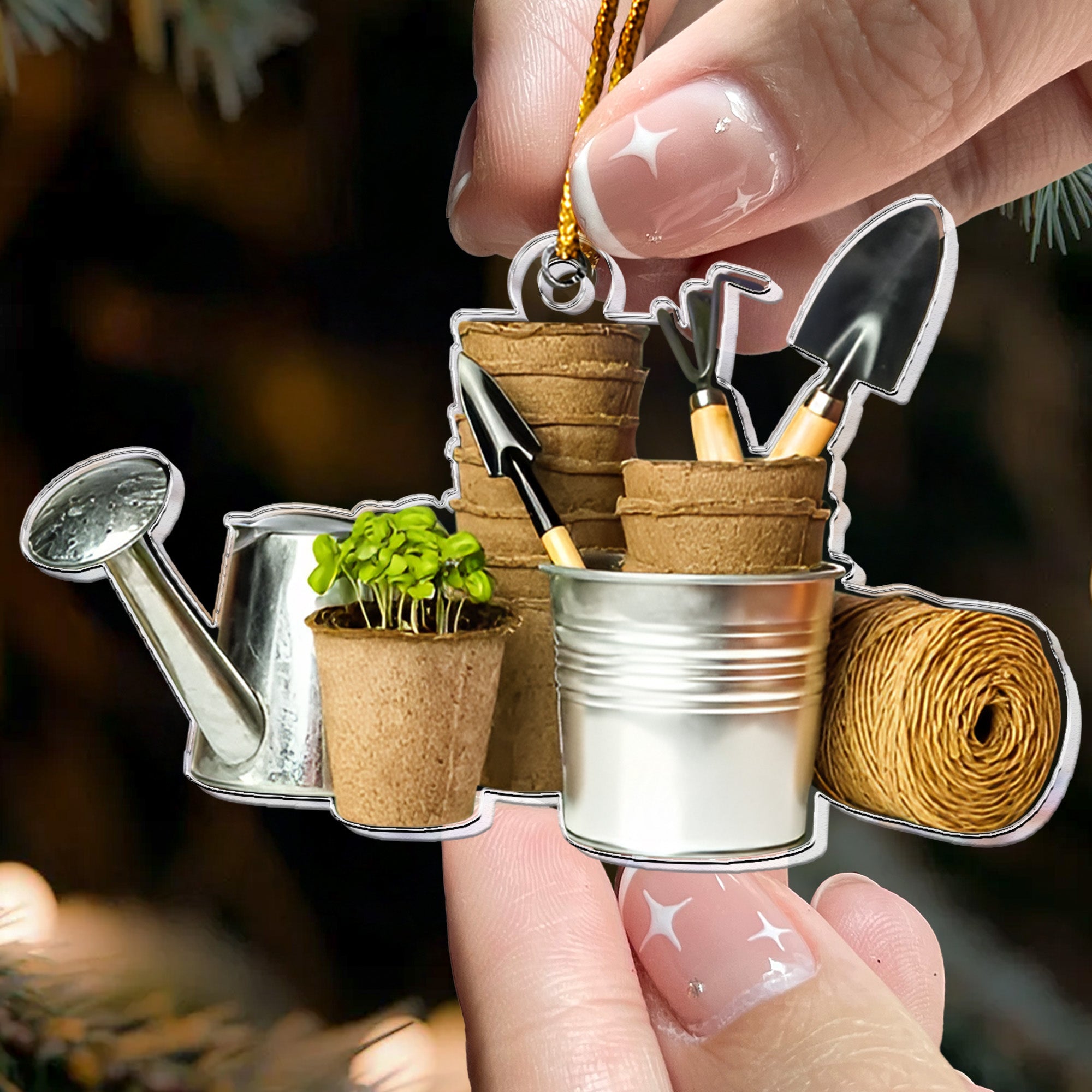 Garden Tool 2D Flat - Acrylic Ornament