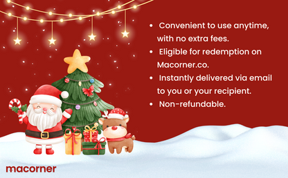 Merry Christmas Macorner Gift Card