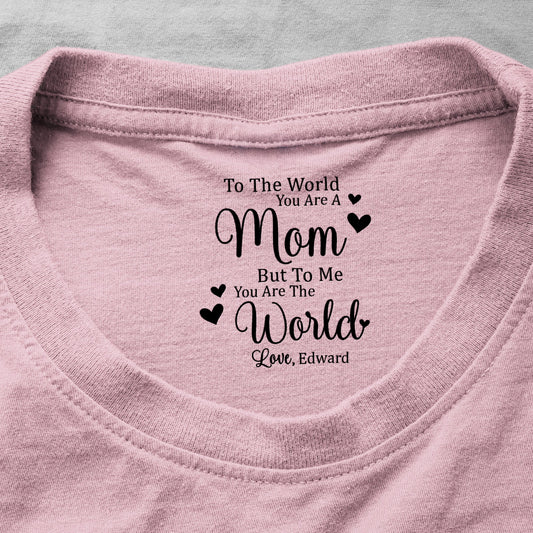 Father's Day Gifts, Gift For Dad, Mom, Family But To Us You Are The World - Personalized Shirt