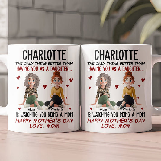 Gift For Daughter Granddaughter New Mom Gift Happy Mother's Day - Personalized Mug