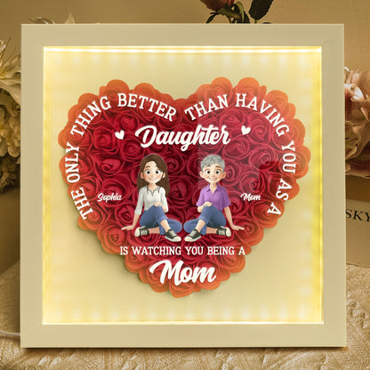 Gift For Daughter Granddaughter Sister Gift For New Mom - Personalized Shadow Box
