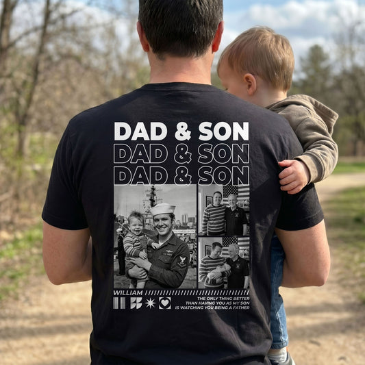 Father's Day Gifts, Gift For Son, Daughter, Gift For New Dad New Mom Custom Photo - Personalized Shirt