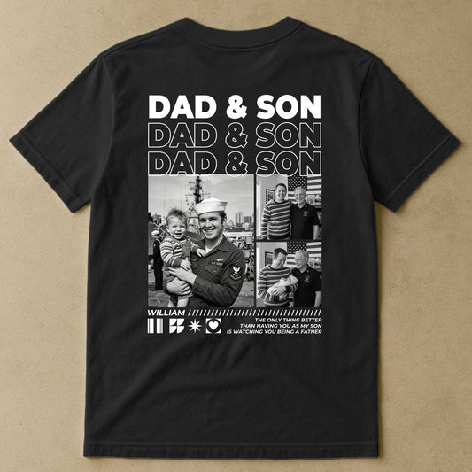 Father's Day Gifts, Gift For Son, Daughter, Gift For New Dad New Mom Custom Photo - Personalized Shirt