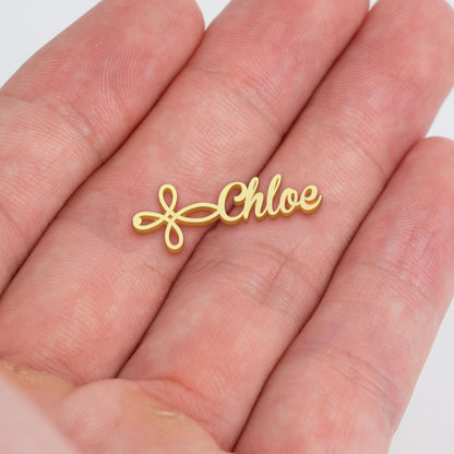 God Says I Am Christian Bible Gift - Personalized Name Stud Earrings