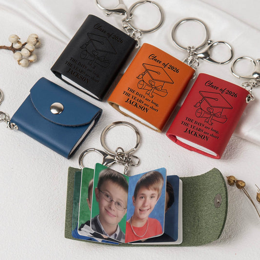 Graduation Custom Yearly School Photo - Personalized Keychain