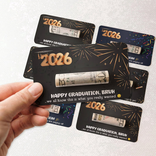 Graduation Funny Cash Gift - Personalized Money Holder