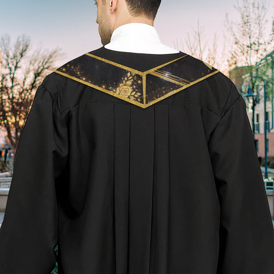 Graduation Motivation God Has Great Plans For You - Personalized Graduation Stole
