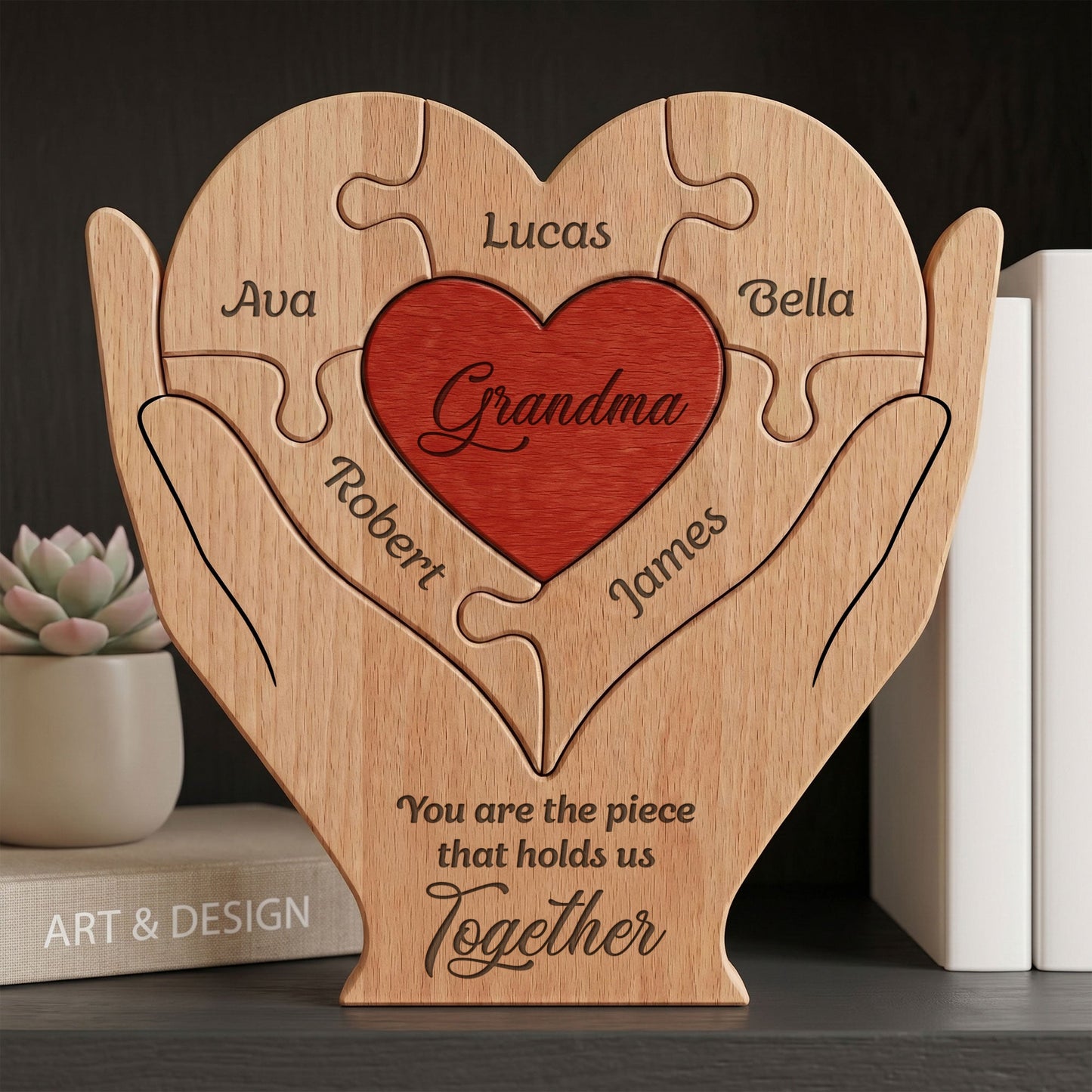 Grandma, Nana, Gigi You Are The Piece That Holds Us Together - Personalized Puzzle