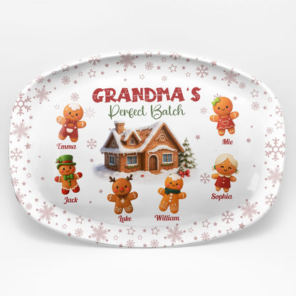 Grandma's Perfect Batch New Style - Personalized Platter