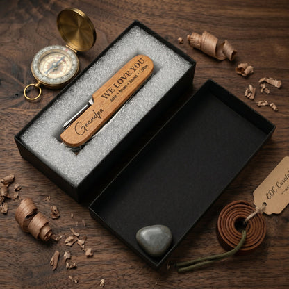 Father's Day Gifts, Grandpa We Love You - Personalized Multi Tool Knife