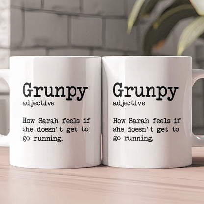Grunpy Runner - Personalized Mug