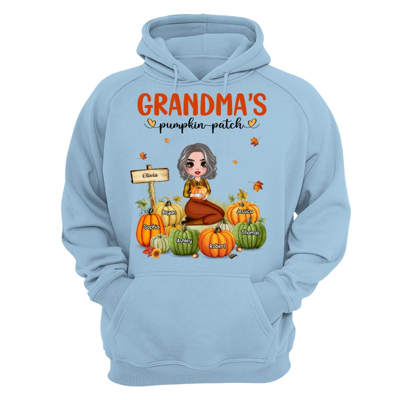 Grandma‘s Pumpkin Patch Doll Woman Personalized Shirt