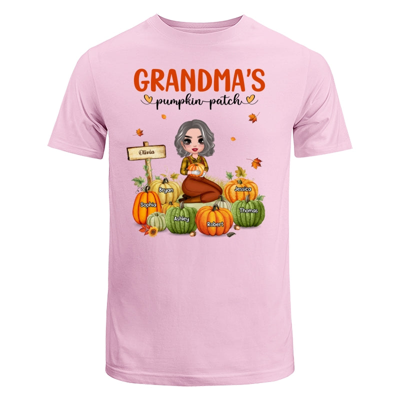 Grandma‘s Pumpkin Patch Doll Woman Personalized Shirt
