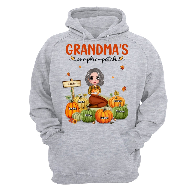 Grandma‘s Pumpkin Patch Doll Woman Personalized Shirt