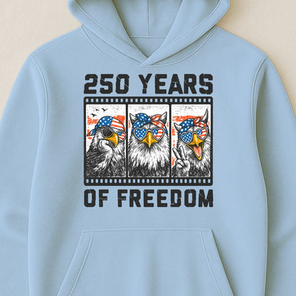 Funny Eagel 250 Years Happy -  Shirt
