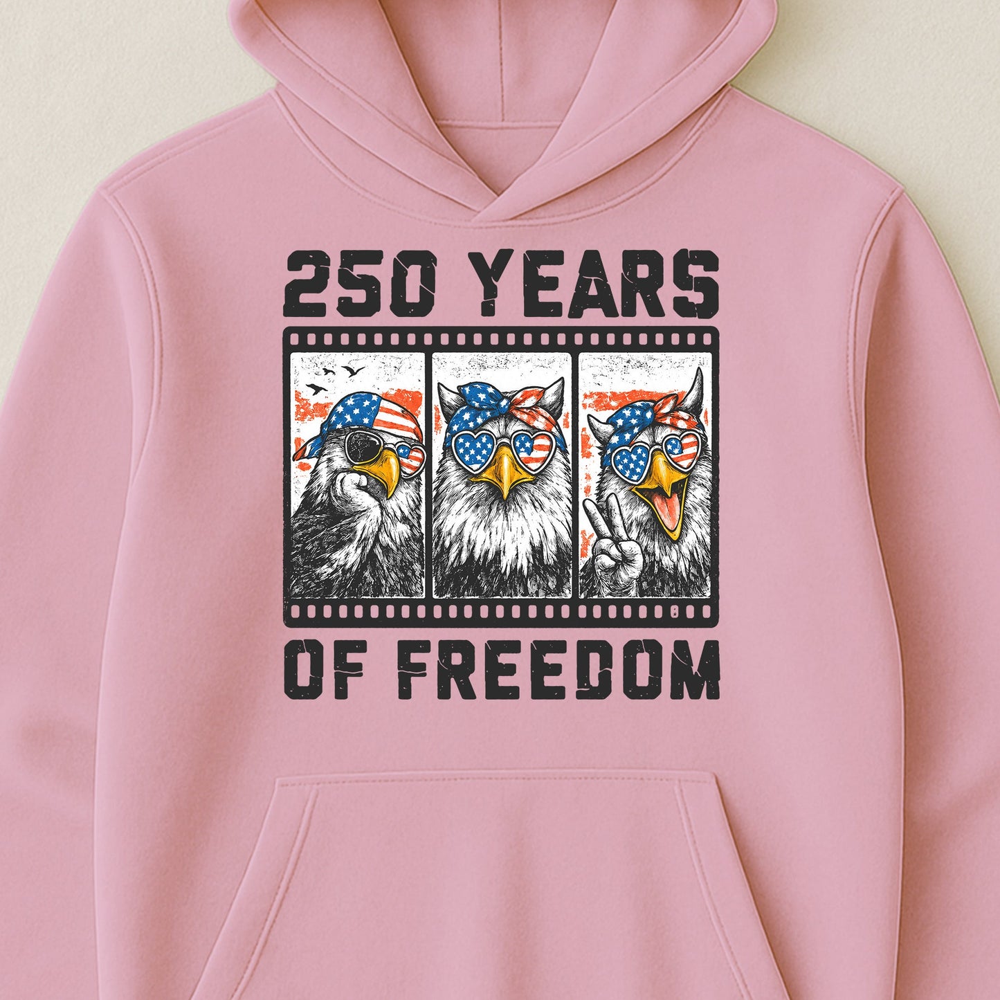 Funny Eagel 250 Years Happy -  Shirt
