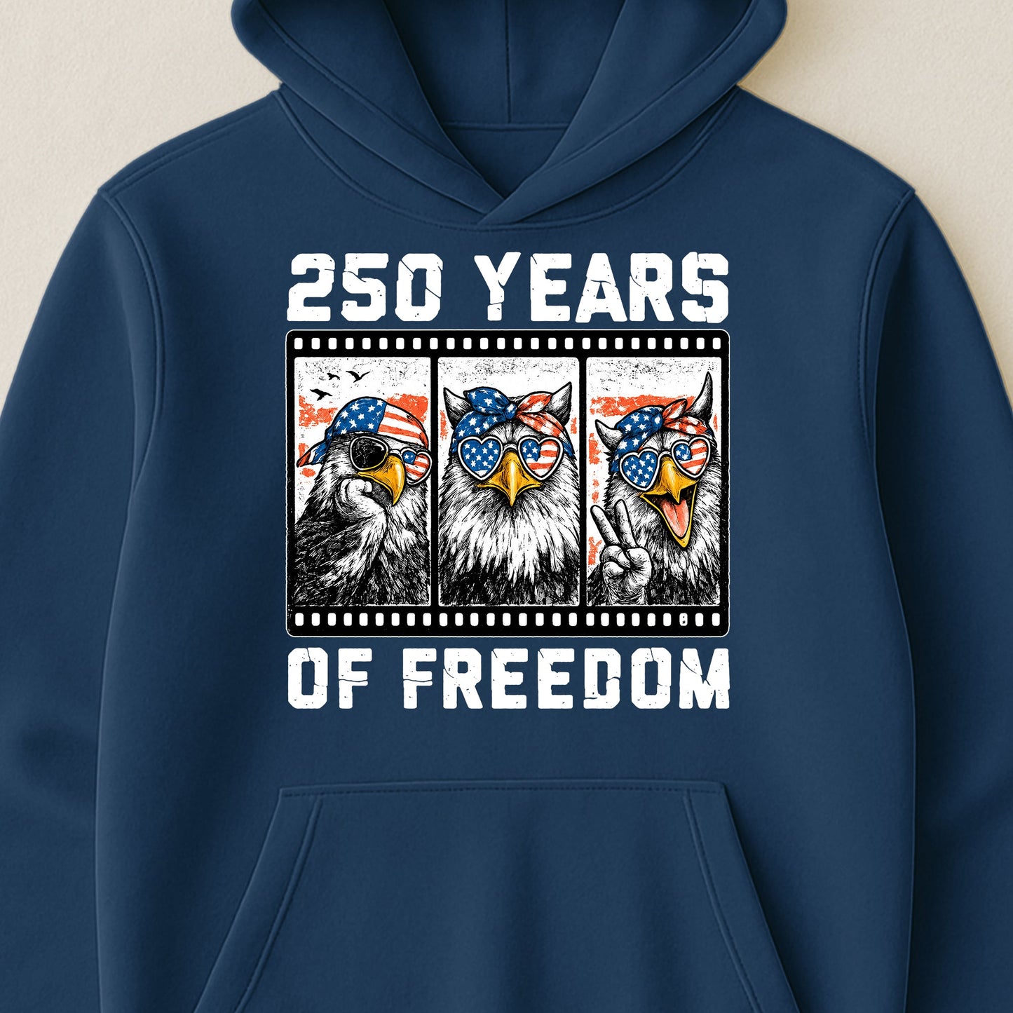 Funny Eagel 250 Years Happy -  Shirt