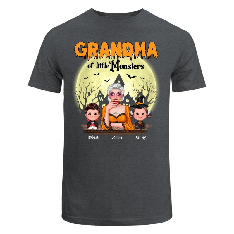 Grandma Mom Of Monsters Halloween Woman And Kids Personalized Shirt