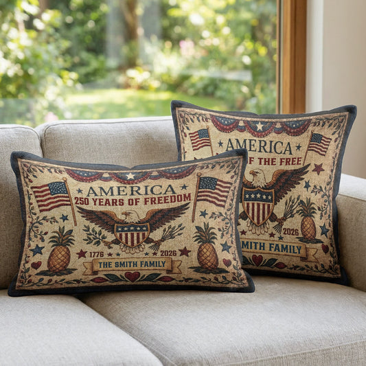Happy 250Th Usa Birthday Semiquincentennial - Personalized Pillow Cover