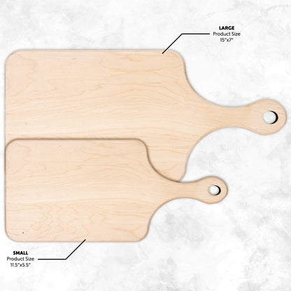 Hook 'Em And Cook 'Em - Personalized Cutting Board
