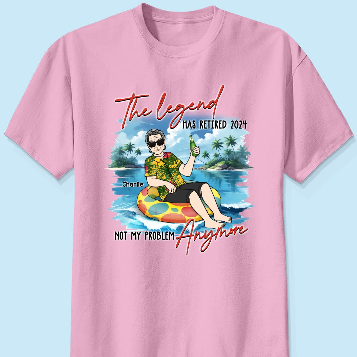 Retirement Gift Summer Man Woman Personalized Shirt