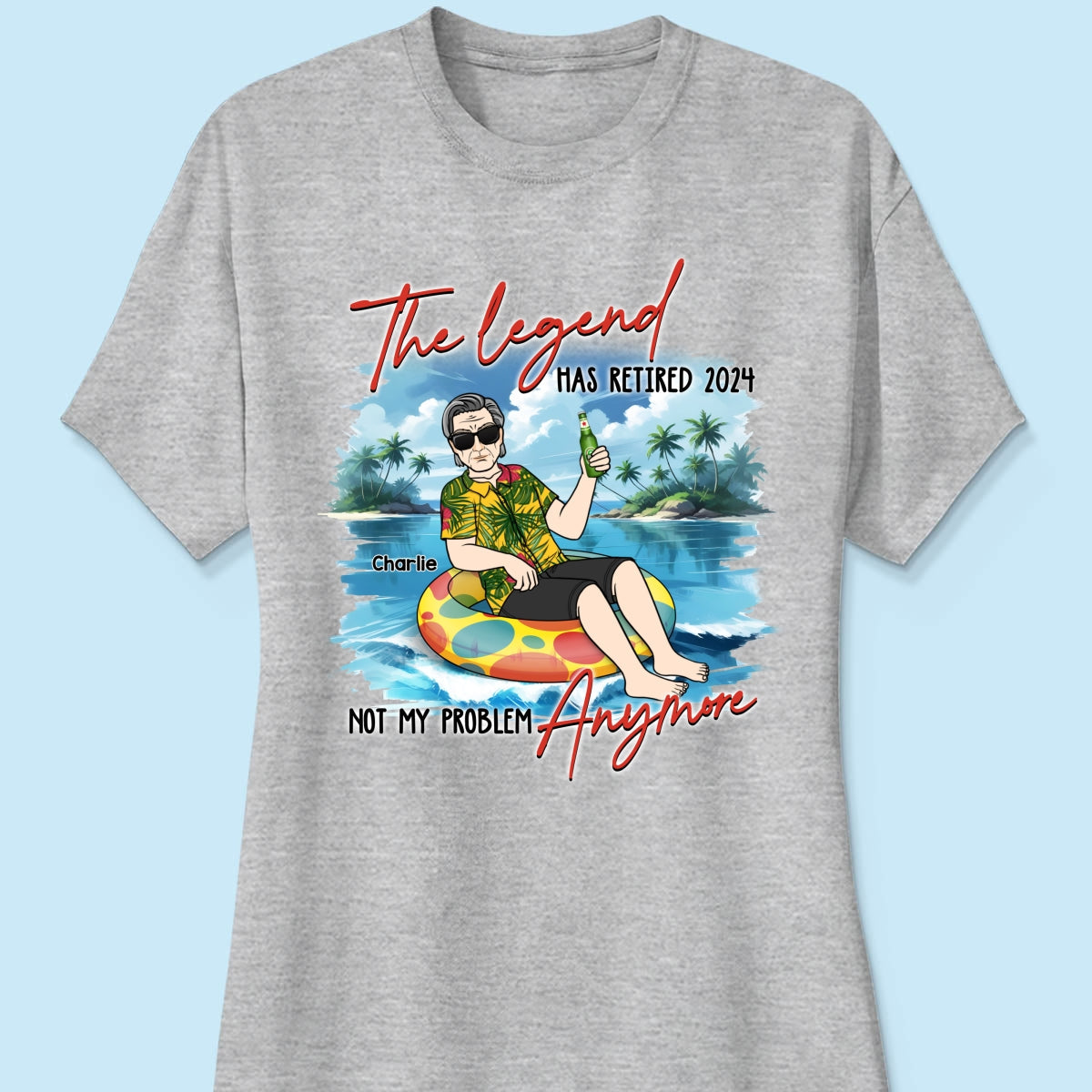 Retirement Gift Summer Man Woman Personalized Shirt