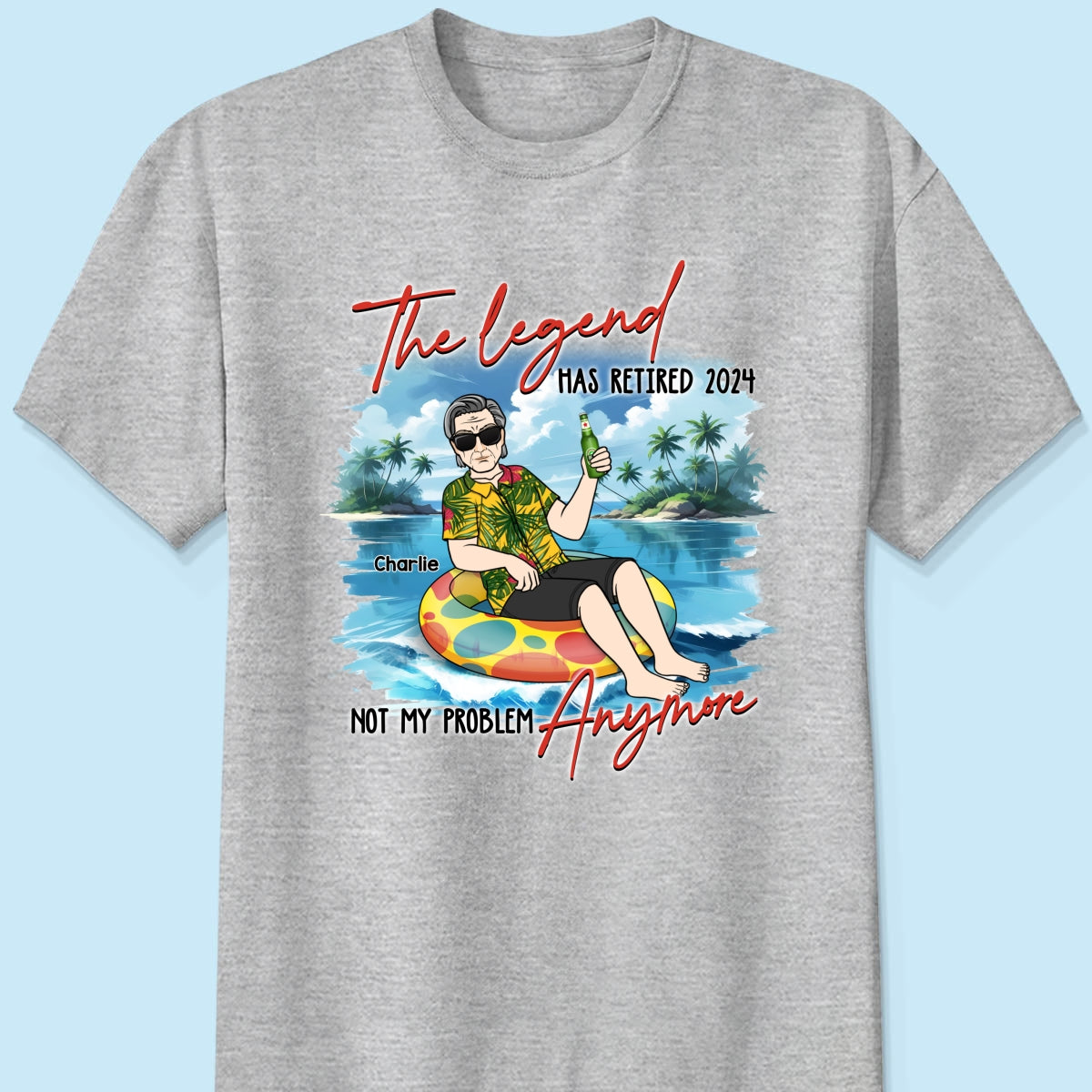 Retirement Gift Summer Man Woman Personalized Shirt