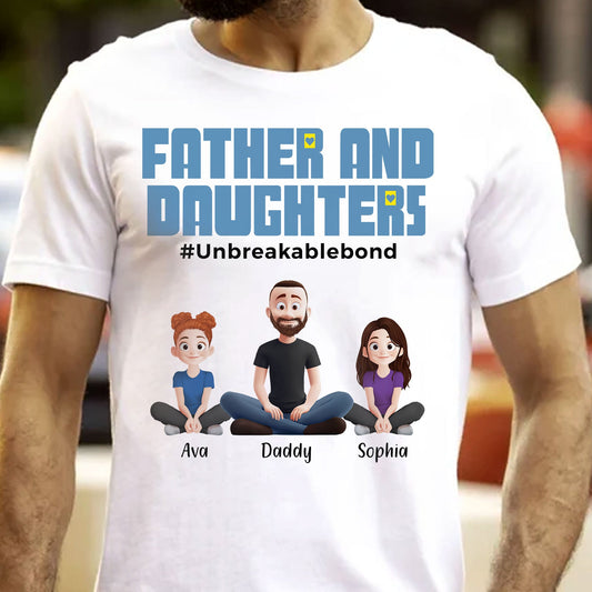Father's Day Gifts, Father And Daughter #Unbreakablebond New Version - Personalized Shirt